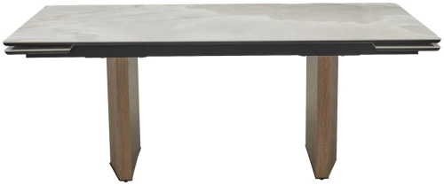 Стол МОЦАРТ 200 REX 769925, Бежевый мрамор, керамика /  Дуб монтана М-City