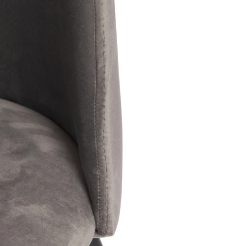 Стул MONRO (mod. 710) ткань/металл, серый barkhat 26/черный, 55х51х78 см, высота до сиденья 47 см (Комплект из 4 шт.)