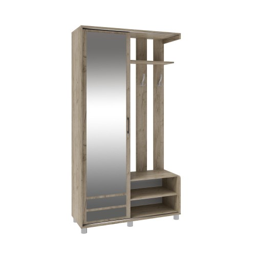 Прихожая Ларго-2, Дуб крафт серый