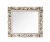Зеркало Версаль в раме, патина золото, белое