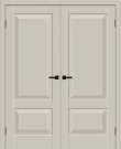 Двойная межкомнатная дверь BRAVO Прима-22 Cream Silk