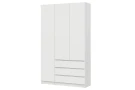 Шкаф трехстворчатый Бали, Белый