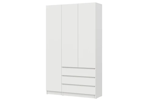 Шкаф трехстворчатый Бали, Белый