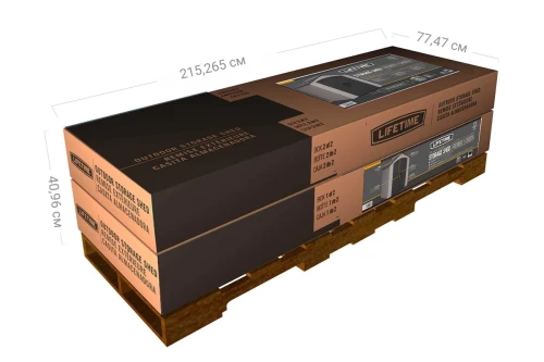 Сарай пластиковый LifeTime 7*4,5