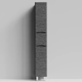 Пенал Адель 30 (1 ящик, 2 двери) напольный, Серый камень ПВХ 57806, правый