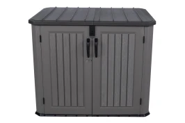 Ящик пластиковый WoodLook, 1380 л, серый