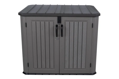 Ящик пластиковый WoodLook, 1380 л, серый
