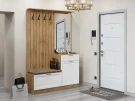 Готовая прихожая Стиль-02 White Silkwood Дуб Вотан