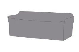 Защитный чехол на диван Касабланка, трехместный 219×82×70 см, цвет серый