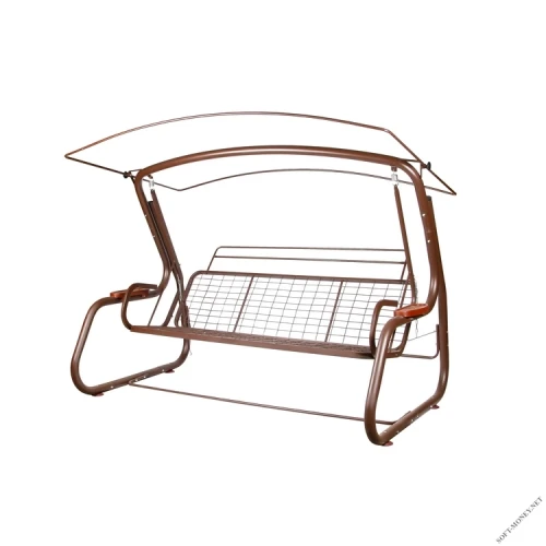 Садовые качели четырехместные с москитной сеткой Redford Амстердам шоколад