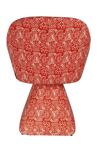 Кресло вращающееся Луи BS1482-RD, 69х73х79, красный принт