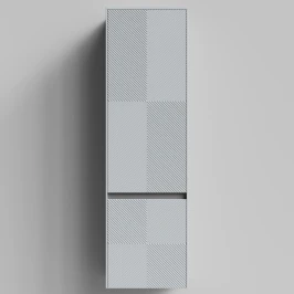 Пенал Соло 45, пример RAL 7040 Серое окно, матовая, подвесной, левый