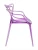 DC459 Стул пластиковый литой, прозрачный СИРЕНЕВЫЙ