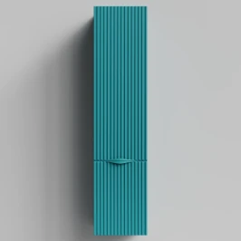 Пенал Эйфория 35 F6, пример RAL 5021 Водная синь, матовая, подвесной, левый