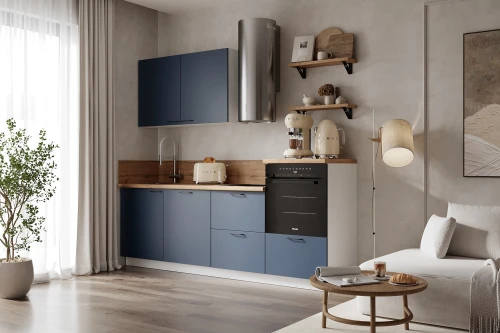 Готовая кухня КГ 2400 ПВХ, Ежевика Арника РМ в.2