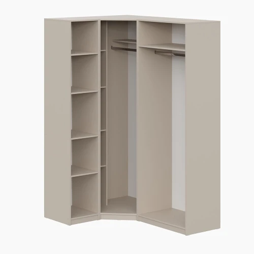 Шкаф с наполнением (10 полок + 2 штанги) ШК 5, Меланж