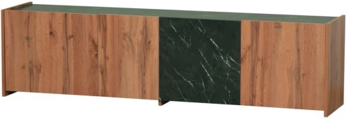 Адажио 56.01 Тумба под ТВ дуб вотан/мрамор черный