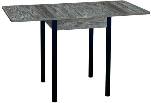 Эко 60х60 стол обеденный раскладной / пасадена/черный