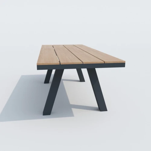 Стол обеденный MIRRA 220 см карбон