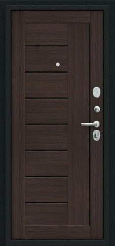 Входная дверь BRAVO Проф Букле черное/Wenge Veralinga 