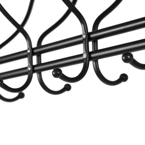 Вешалка напольная на колесах М 11 чёрный