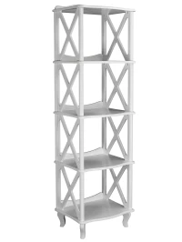 Этажерка-стеллаж Джульетта 4 уровня, молочный дуб Л