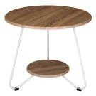 Стол журнальный BeautyStyle 38 дуб сонома/белый