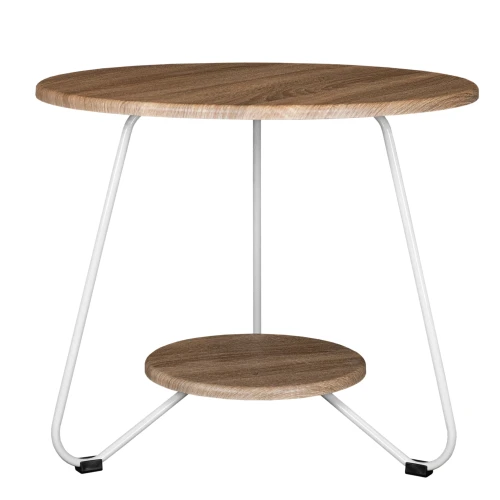 Стол журнальный BeautyStyle 38 дуб сонома/белый