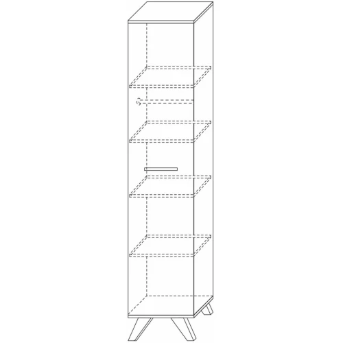 Шкаф Вега Скандинавия 400, серый