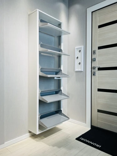 Обувница ЛАЙТ 5 МП (Выбеленное дерево /Зеркало)