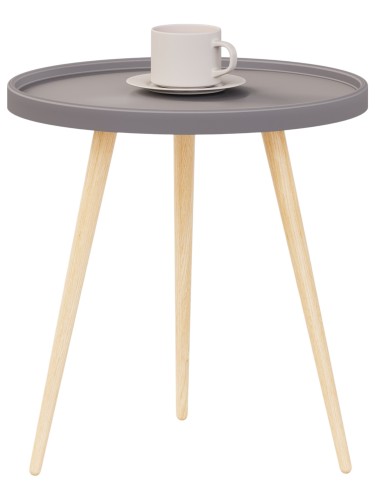 Стол журнальный Келли графит/бежевый