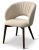 Стул ПИОЛА (PIOLA), цвет СВЕТЛО-БЕЖЕВЫЙ CITY-102, букле / ОРЕХ каркас,  ®DISAUR