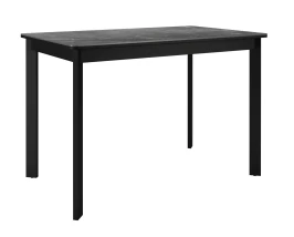 Стол DikLine LK110 Керамика Черный мрамор/подстолье черное/опоры черные