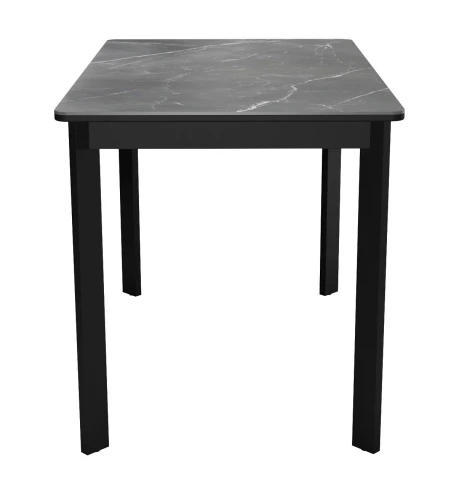 Стол DikLine LK110 Керамика Черный мрамор/подстолье черное/опоры черные