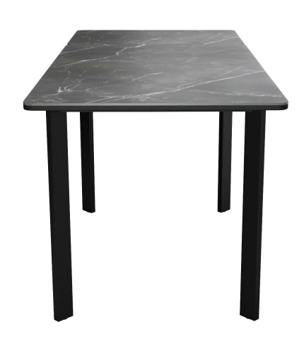 Стол DikLine LK110 Керамика Черный мрамор/подстолье черное/опоры черные