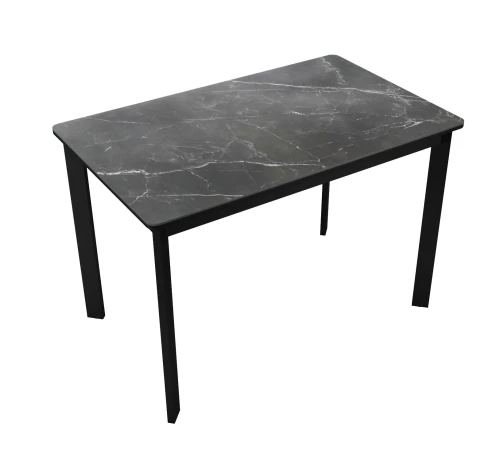 Стол DikLine LK110 Керамика Черный мрамор/подстолье черное/опоры черные