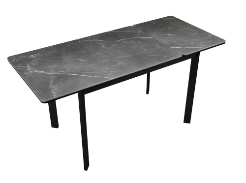 Стол DikLine LK110 Керамика Черный мрамор/подстолье черное/опоры черные