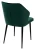 Стул SEATTLE-V ЗЕЛЕНЫЙ #19, велюр / черный каркас М-City