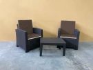 Комплект уличной мебели под ротанг Калифорния “California“ Balcony Set с подушками на спину арт.77787/77794