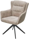 Стул GARLAND 360 град. поворот. HAGA-30 Бежевый, ткань/ GINO-101 Бежевый, ткань/ Черный, ®DISAUR Стул GARLAND 360 град. поворот. HAGA-30 Бежевый, ткань/ GINO-101 Бежевый, ткань/ Черный, ®DISAUR