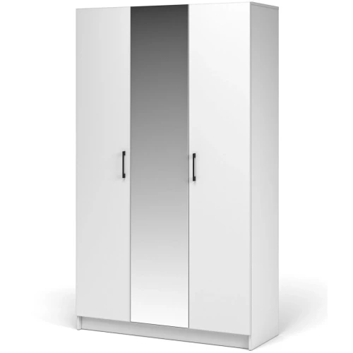 Шкаф «Чикаго» 3д с зеркалом MAX, белый