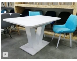 Стол Mataro 1300*800,винтерберг+белый