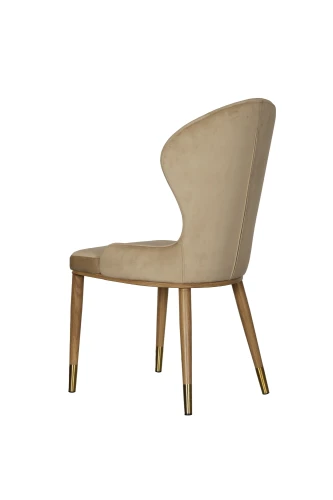 Стул обеденный Констанция TW-1163-1, бежевый/орех