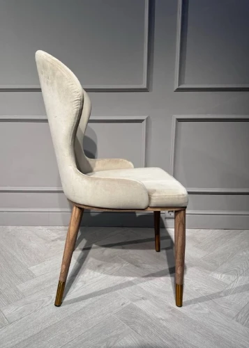 Стул обеденный Констанция TW-1163-1, бежевый/орех