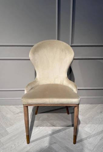 Стул обеденный Констанция TW-1163-1, бежевый/орех