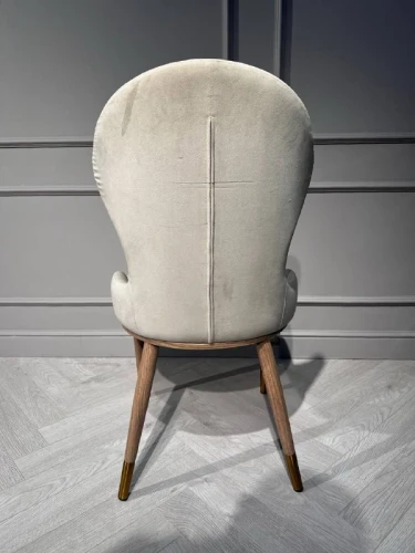 Стул обеденный Констанция TW-1163-1, бежевый/орех