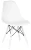 GH801/DC111 Стул пластиковый, БЕЛЫЙ, каркас бук белый