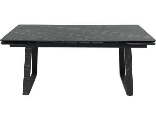 Стол «Monaco» Quadro, Noir desir Bocciardato, каркас черный