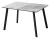 Стол ТИК ТАК 120 PANDORA LIGHT, керамика / Черный каркас М-City