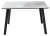 Стол ТИК ТАК 120 PANDORA LIGHT, керамика / Черный каркас М-City